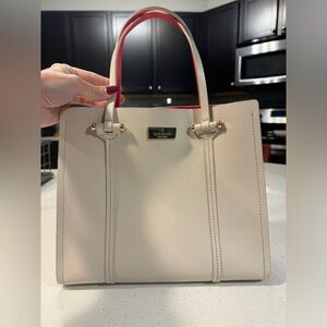 Kate Spade Beige/Coral Handbag